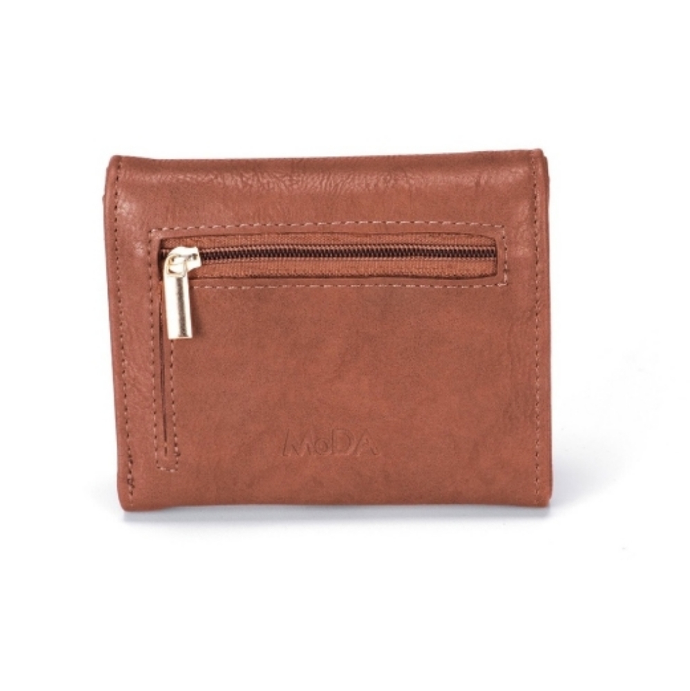 MoDA Tri Fold wallet with zippered coin pocket - Picture 2 of 3